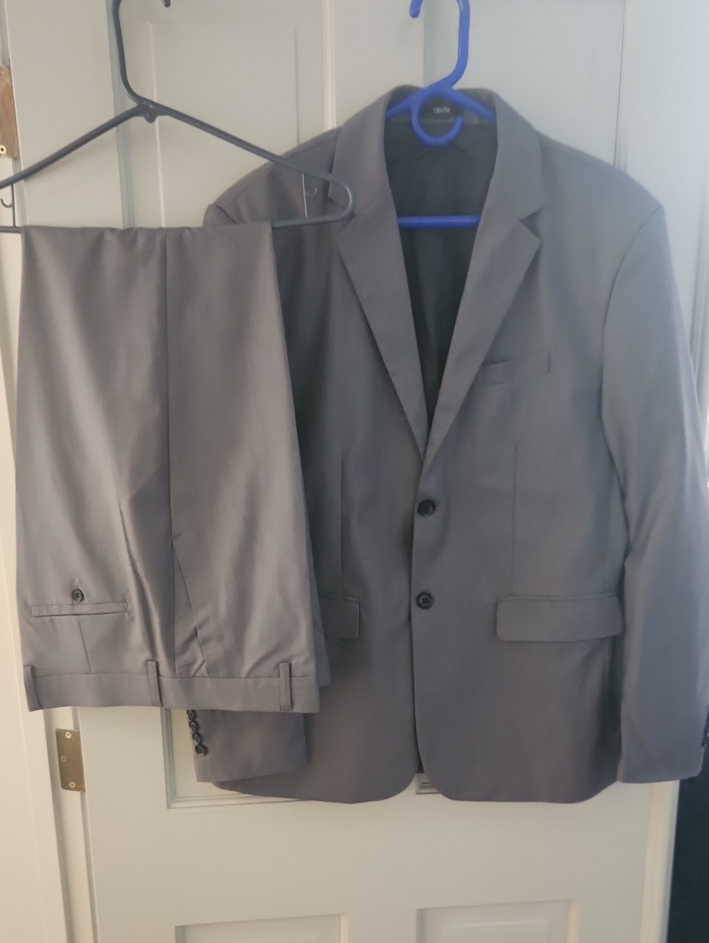 Men's Classic Gray Two-Piece Suit Blazer & Trousers